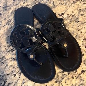 Tory Burch Miller Patent Leather Sandals